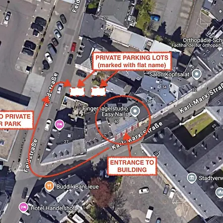 Karl Flats - Netflix - Parkplatz - Balkon Tréveris